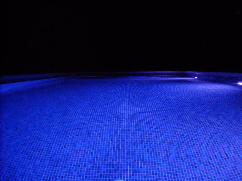 Referenzobjekt Pool Beleuchtung mit LED auf Mallorca